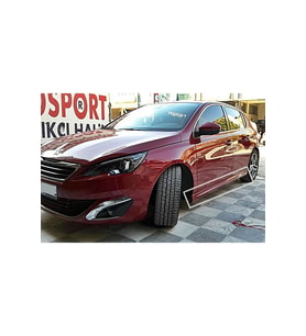 Peugeot 308 R Uyumlu Marşpiyel Sağ Sol Takım Fiberglass Boyasız