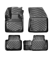 Rizline 3D Oto Paspas Siyah Renk Peugeot 5008 2017 - 2023 ile uyumlu