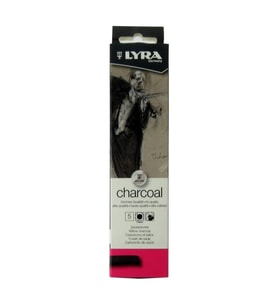 Lyra Kömür Çubuk Kalın 7-9mm x 13cm 5li charcoal füzen