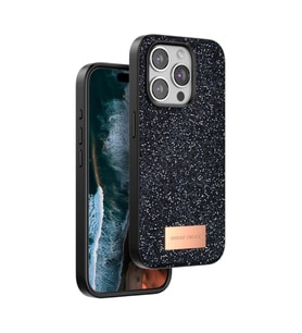 Onegif Apple İphone 14 Pro Bright Simli Kapak - Siyah