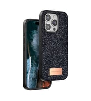 Onegif Apple İphone 14 Pro Bright Simli Kapak - Siyah