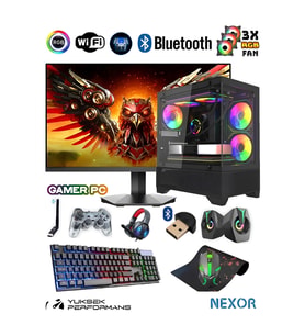 NXR117 İntel Core i5 4590 16GB 512GB SSD GTX 1050Tİ 4GB 27" Oyuncu Masaüstü Bilgisayar