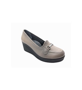 Luxe Sole - Dolgu Topuk Şık Kadın Ayakkabısı - SİYAH - 37