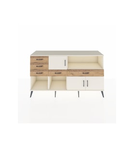 Hyperion Konsol 2 Raflı 5 Çekmeceli 3 Kapaklı 176x44x99 Aytaşı-Aytaşı/Çam