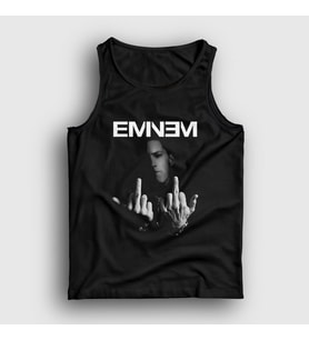 Presmono Unisex Siyah The Real Slim Shady Eminem Atlet 354497tt