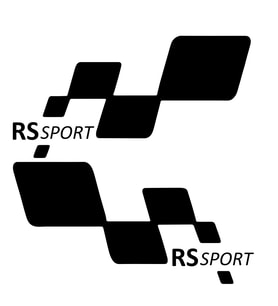 rs sport Etiket Yapıştırma 30cmx11cm MMD290