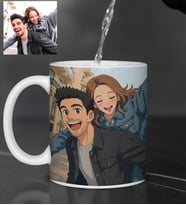 Kişiye Özel Fotoğraflı Anime Tasarımlı Kupa Bardak