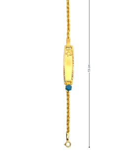 Cigold Taşlı Çocuk Bileklik 14 Ayar Altın 2.00 Gr OA-C11303029267 (SARI-TABA)