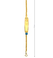 Cigold Taşlı Çocuk Bileklik 14 Ayar Altın 2.00 Gr OA-C11303029267 (SARI-TABA)