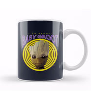 Guardians Of The Galaxy Baby Groot I Am Retro Groot Kupa Bardak Porselen