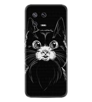 Xiaomi 13 Kılıf Resimli Desenli Silikon Platinium Series Komik Kedi 1863