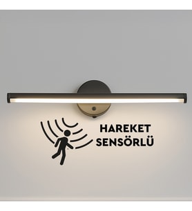 Sensörlü Yapışkanlı Dekoratif Kablosuz Pilli Led Aplik