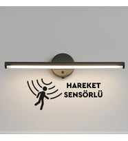 Sensörlü Yapışkanlı Dekoratif Kablosuz Pilli Led Aplik