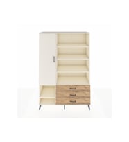 Hyperion Dolap 9 Raflı 3 Çekmeceli Tek Kapaklı  132x44x195 Aytaşı-Aytaşı/Çam