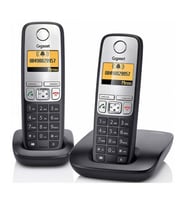 GİGASET Gigaset A415 Duo 2 li Siyah Telsiz Dect Telefon 100 Rehber Handsfree Işıklı Ekran