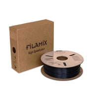 Filamix Yüksek Hızlı Hyper PLA+ Filament 1.75mm 1Kg-Siyah (Renksiz)
