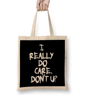 I Really Do Care Don't U Melania Trump Reworked Bez Çanta Uzun Saplı