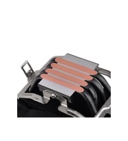 THERMALTAKE UX200 CL-P065-AL12SW-A ARGB Riing Fanlı AM5-1851p Hava Soğutmalı İşlemci Fanı 130w