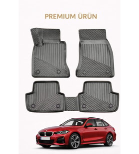 Bmw 5 Serisi G30 2016-2023 ile Uyumlu 3D Oto Paspas Premium