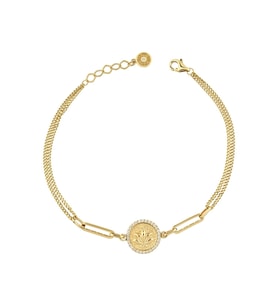 Kairos Taşlı Lotus Bileklik