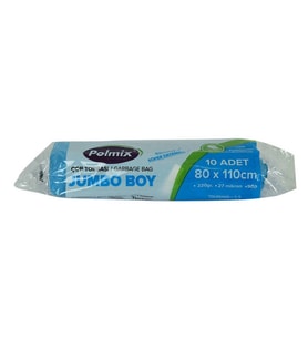 Torbası Jumbo Boy 80x110Cm 220Gr 27Mikron 90Lt Mi Rulo 10 Adet