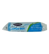 Torbası Jumbo Boy 80x110Cm 220Gr 27Mikron 90Lt Mi Rulo 10 Adet