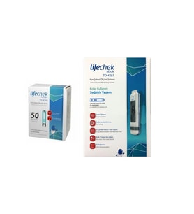 Td-4287 Stick Kan Şekeri Ölçüm Sistemi + Kan Şekeri Ölçüm Stribi 50 Adet