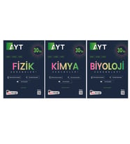 KAFA DENGİ YAYINLARI AYT SAYISAL (Fizik+Kimya+Biyoloji) BRANŞ DENEMELERİ (3 Kitap)