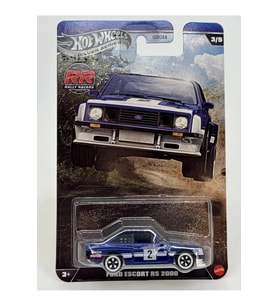 Silver Series Rally Racers Ford Escort RS2000 Diecast Araba 1:64