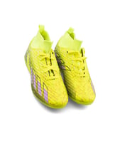 SPORTAÇ 102 Genç Halı Saha Futbol Ayakkabı NEON SARI_LİLA_SİYAH (Sarı - Lila)