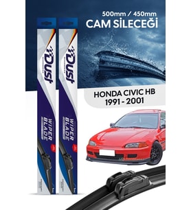 Honda Civic hatchback Silecek Takımı 1991-2001 Uyumlu 500MM/450MM