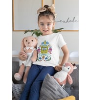 Tasarım Süngerbob Baskılı Unisex Çizgi Film Çocuk Tişört (1-12 Yaş)