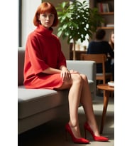 Kadın Casual Örme Selanik Mini Elbise Balıkçı Yaka Düşük Truvakar Kol Kış Şıklığı İçin Rahat Ve