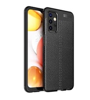 Samsung Galaxy A32 5G Kılıf Esnek Pu-Deri Leather-Pu Serisi Protected Case (Siyah)