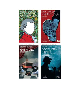Mozart Ve Deyyuslar + Demir Ökçe + Satranç + Dörtlerin Yemini- 4 Kitap Set - Iş Bankası Özel Set
