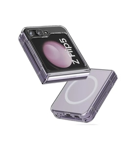 Northcity Samsung Galaxy Z Flip 5 Kılıf Magneticsafe Şeffaf Silikon - Şeffaf