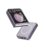 Northcity Samsung Galaxy Z Flip 5 Kılıf Magneticsafe Şeffaf Silikon - Şeffaf
