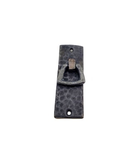 Antika Tarz Dekoratif Pirinç Dik Dövme Mobilya Kulbu - 90x31 mm, Oksit TG-V 5015