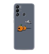 Tecno Pova Neo Kılıf Resimli Desenli Baskılı Silikon Orange Escape 1374