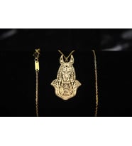 Anubis Kolye Ölümden Öte Yaşam Tanrısı Yeraltı Dünyasına Yolculuğu Kolye