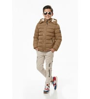 Erkek Çocuk Kapüşonlu Mont BGL-ST04885 (Camel)