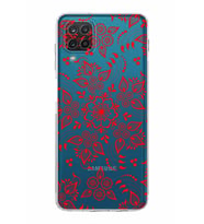 Samsung Galaxy A12  Kamera Korumalı  Kapak Nostalji Desen Tasarımlı  Şeffaf Kılıf