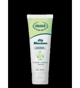 ERSAĞ DİŞ MACUNU /  OKALİPTÜS - ALOE VERA 100 ML.