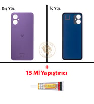Omix Yapıştırıcı Omix X5 Mor Yapıştırıcı B-7000 Yapıştırıcı Arka Kapak Arka Cam Batarya Kapağı Lazer Kesim Kapak Pil Kapağı Back Cover