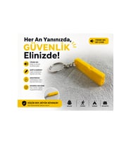3Dmarketi Çok Amaçlı Deprem ve Antrenör Düdüğü Sarı