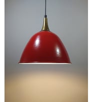 RİOLİGHT RETRO TEKLİ METAL SARKIT AVİZE ÇAP: 28CM (Siyah)