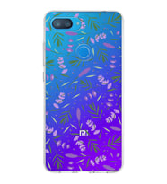PrintiFy Xiaomi Mi 8 Lite ile Uyumlu 1mm Slim Fit Water Color 3 Baskılı Şeffaf  Kılıf