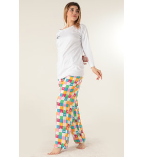 Miorre Bayan Pijama Takımı (Beyaz)