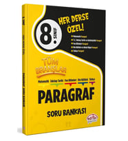 8.Sınıf Her Derse Özel Matematik-İnkılap Tarihi-Fen Bilimleri-Türkçe-Din Kült Paragraf Soru Bankası