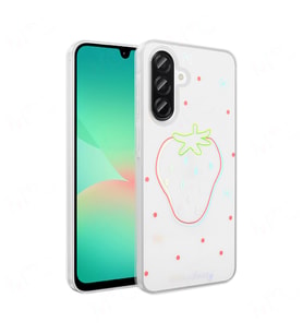 Galaxy A36 Kılıf Şeffaf Figürlü Folk Sert Kılıf Kalp